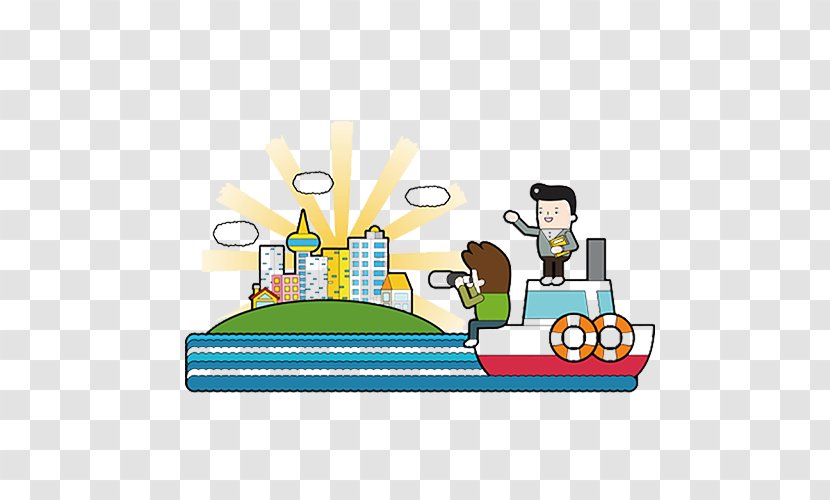 Photography Drawing Illustration - Area - The Characters On Ship Transparent PNG