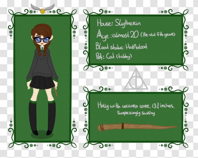 Harry Potter (Literary Series) Reference Hogwarts School Of Witchcraft And Wizardry Slytherin House - All Wands Personal Transparent PNG