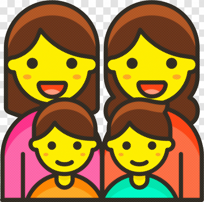 Icon Emoji Family Transparent PNG