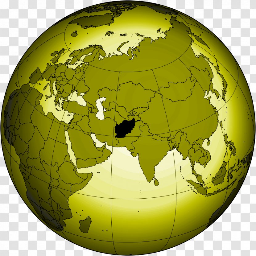 Afghanistan Globe World Map Floor Plan - Mind Transparent PNG