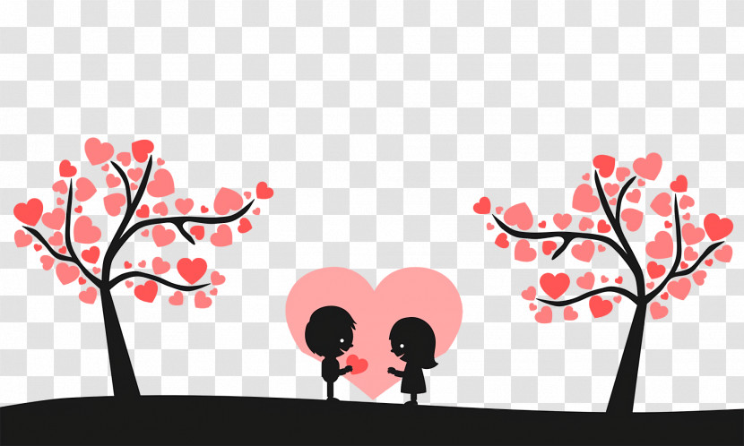 Silhouette Heart Drawing Transparent PNG