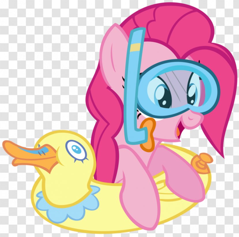 Pinkie Pie Duck Rarity Applejack Rainbow Dash - Flower - Lets Party Transparent PNG