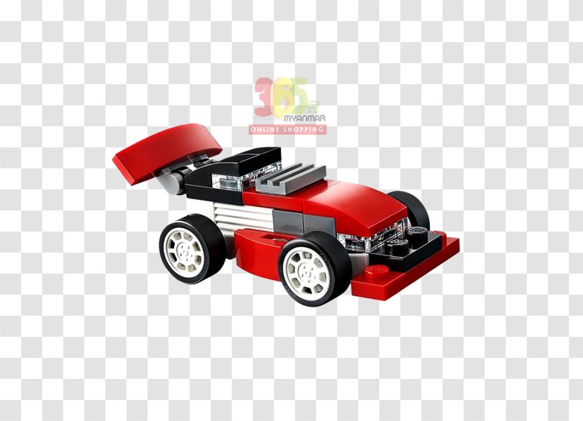 LEGO 31055 Creator Red Racer Lego Racers Toy - Motor Vehicle Transparent PNG