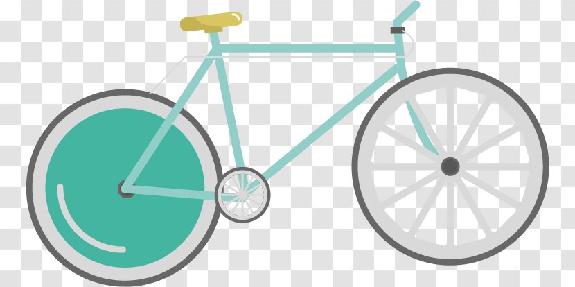Bicycle Mountain Bike Shimano Adobe Illustrator - Flat Transparent PNG