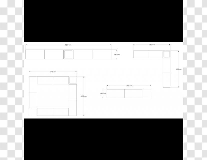 Product Design Floor Plan Furniture Line Angle - Text Messaging - Stone Bench Transparent PNG