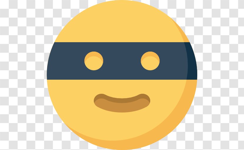 Smiley Emoji Emoticon Thief - Facial Expression - Symbol Vector Transparent PNG