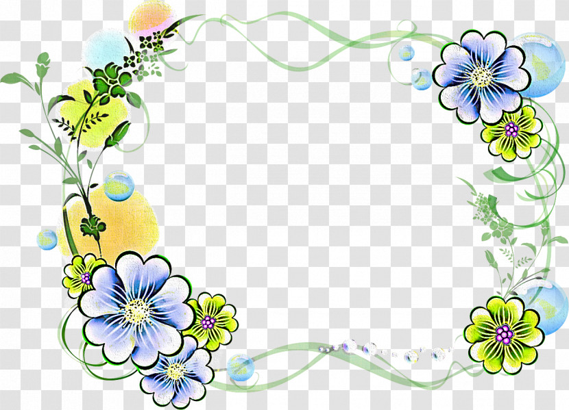 Flower Frame Floral Frame Transparent PNG
