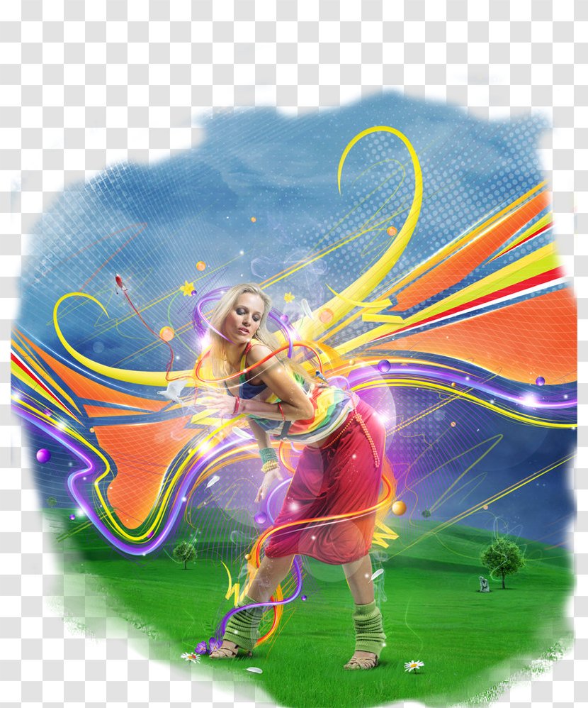 Graphic Design Fairy Desktop Wallpaper - Fictional Character Transparent PNG