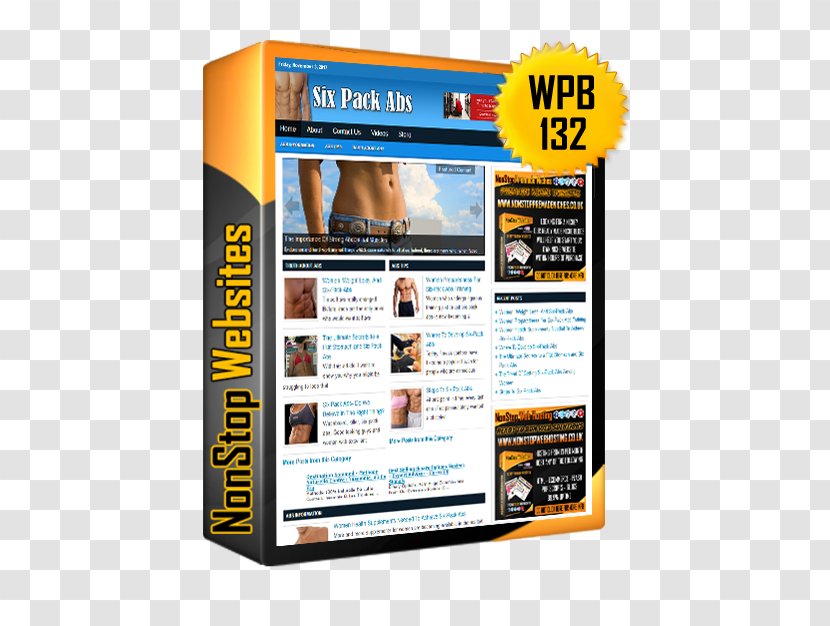 Product Advertising Affiliate Marketing Sales - Clickbank - 6 Pack Abs Transparent PNG