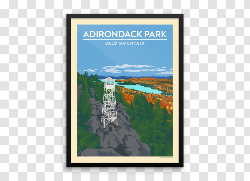 Bald Mountain Adirondack Park Whiteface Azure Fulton Chain Of Lakes Transparent PNG