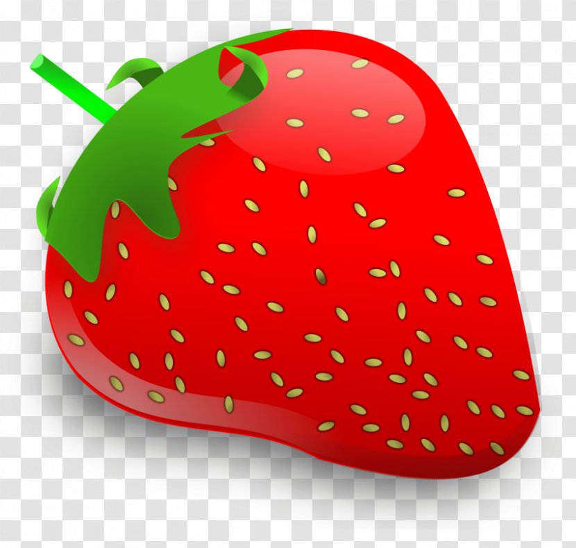 Clip Art Strawberry Vector Graphics Openclipart - Juice Transparent PNG