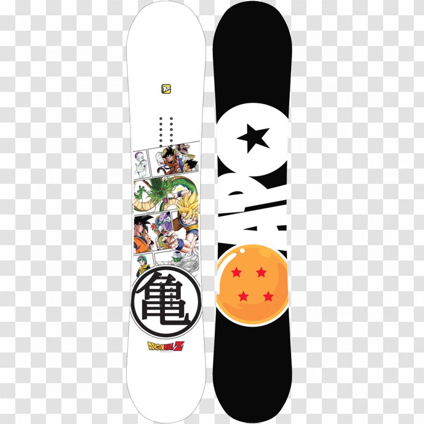 Trunks Goku Snowboarding Dragon Ball - Silhouette - Snowboard Transparent PNG