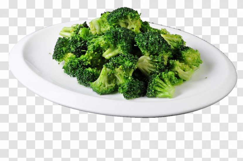 Broccoli Vegetarian Cuisine Vegetable Food Cooking - Stir Fried Transparent PNG