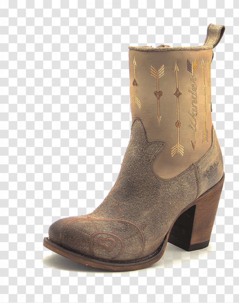 Cowboy Boot Footwear Shoe Brown - Continental Arrow Transparent PNG