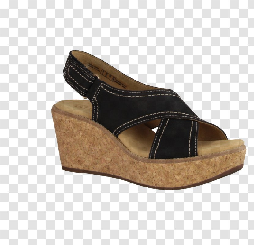 Wedge Sandal High-heeled Shoe Slip-on - Clog Transparent PNG