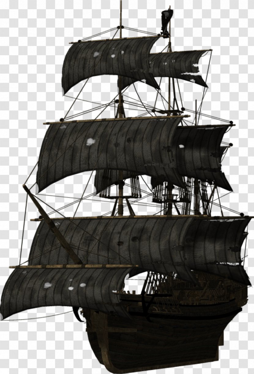 Caravel Ship Boat Galleon Clip Art - Of The Line Transparent PNG