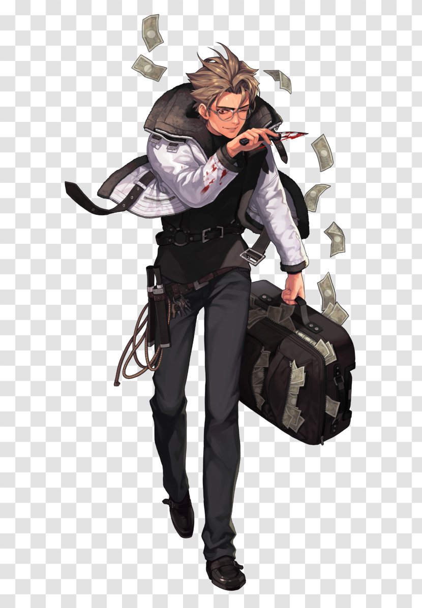 Character Black Survival Drawing Hitman: Absolution Weapon - Person - Concept Art Transparent PNG