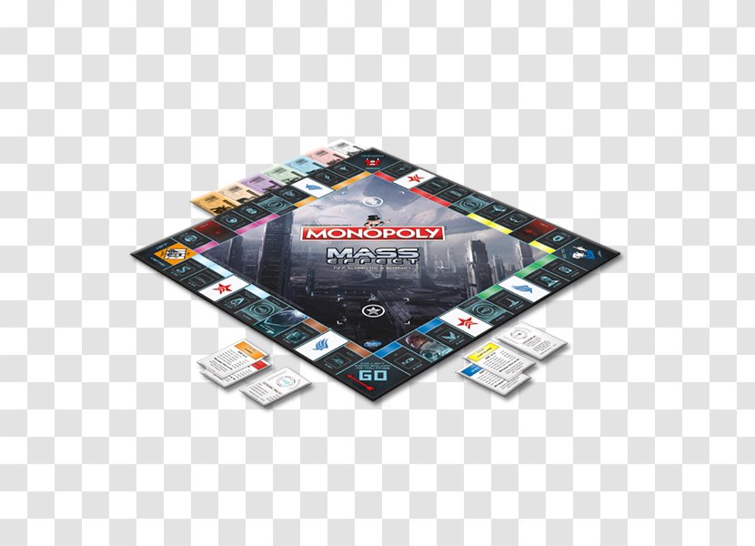 USAopoly Monopoly Mass Effect Board Game - Winning Moves Transparent PNG