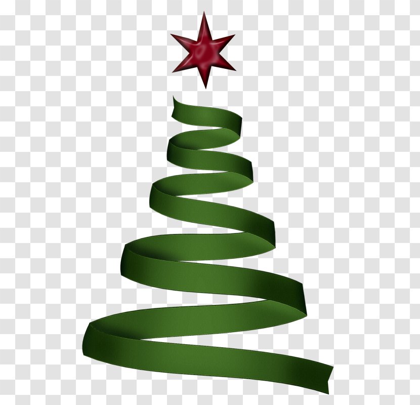 Christmas Tree Clip Art Ornament - Green - Vacances Ribbon Transparent PNG