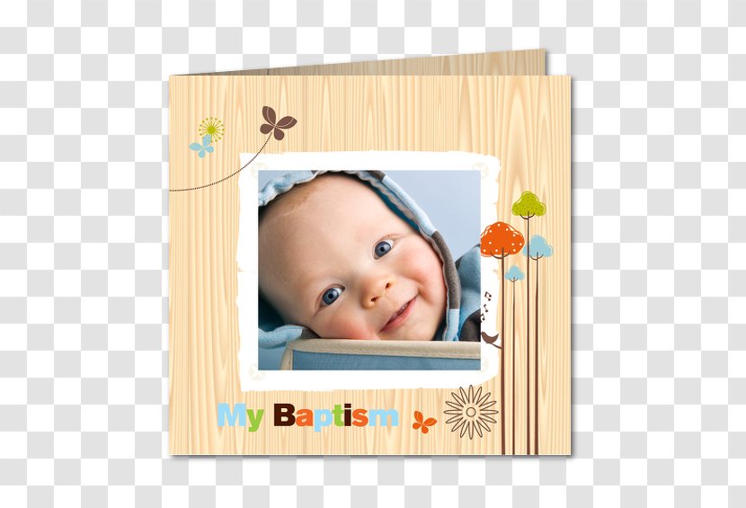 Infant Birthday Picture Frames Child Toddler - Christening Invitation Transparent PNG