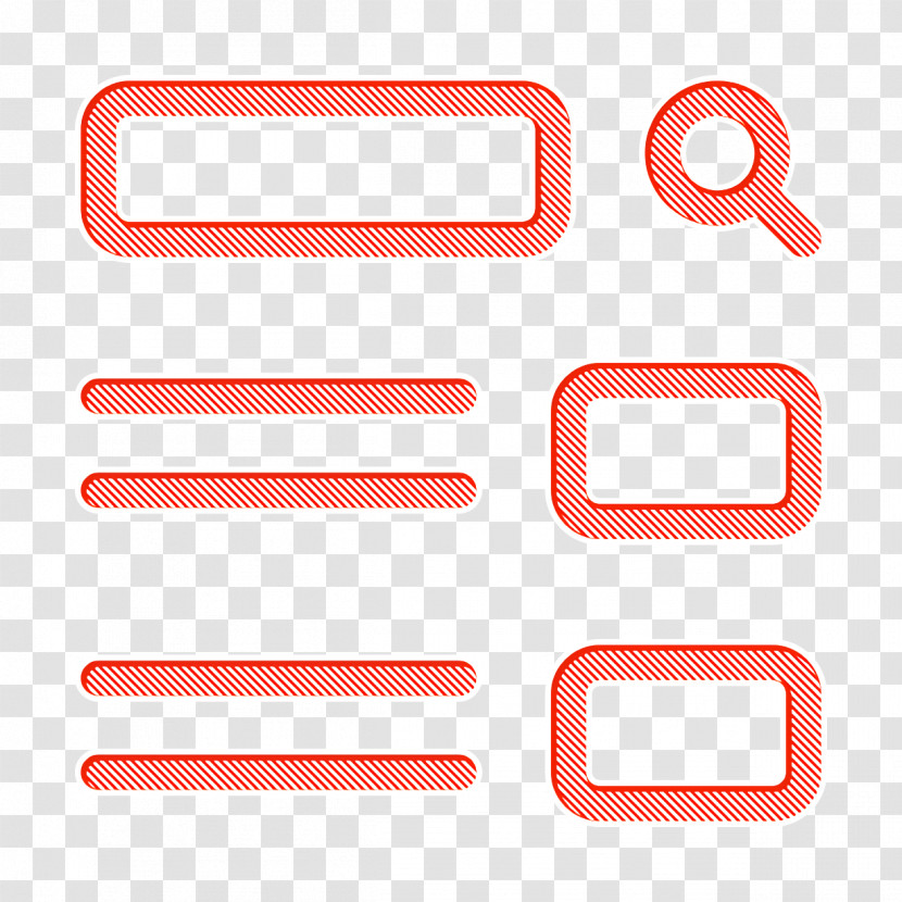 Wireframe Icon Ui Icon Transparent PNG