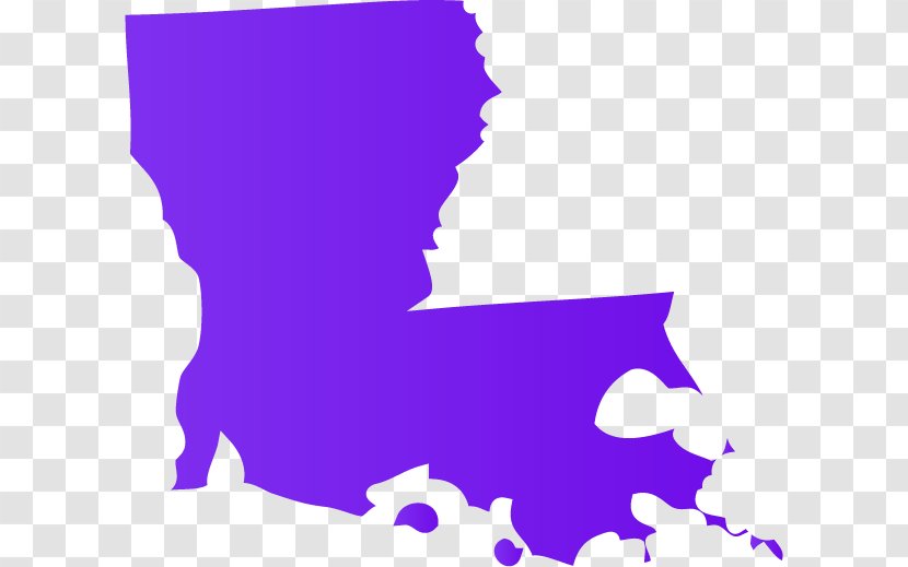 Louisiana Texas U.S. State Clip Art - Violet - Royaltyfree Transparent PNG