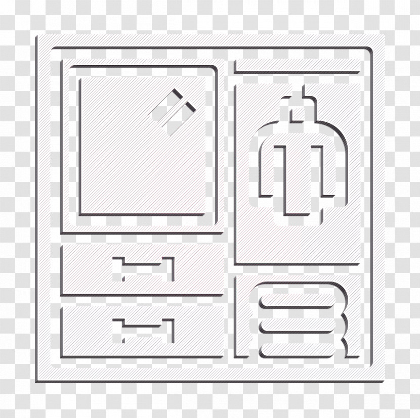 Wardrobe Icon Home Equipment Icon Closet Icon Transparent PNG
