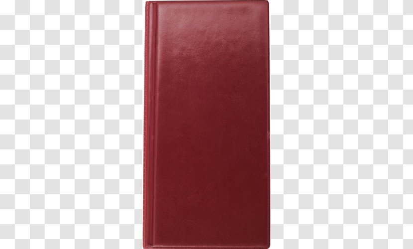 Wallet Leather Rectangle - Red Transparent PNG