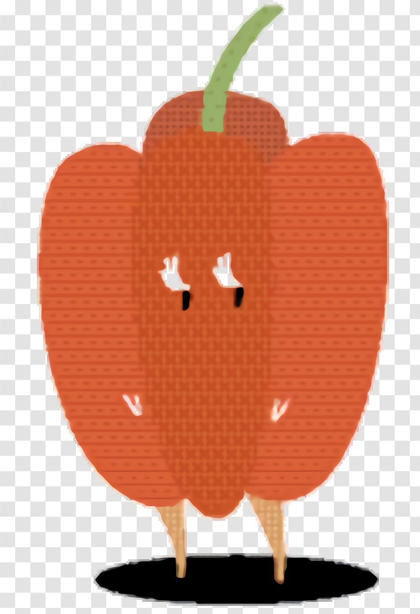 Vegetable Cartoon - Orange - Capsicum Transparent PNG