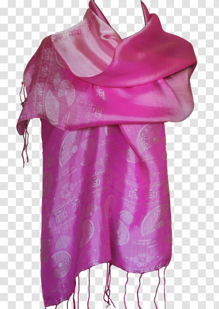 Scarf Shawl Magenta Lilac Purple Transparent PNG