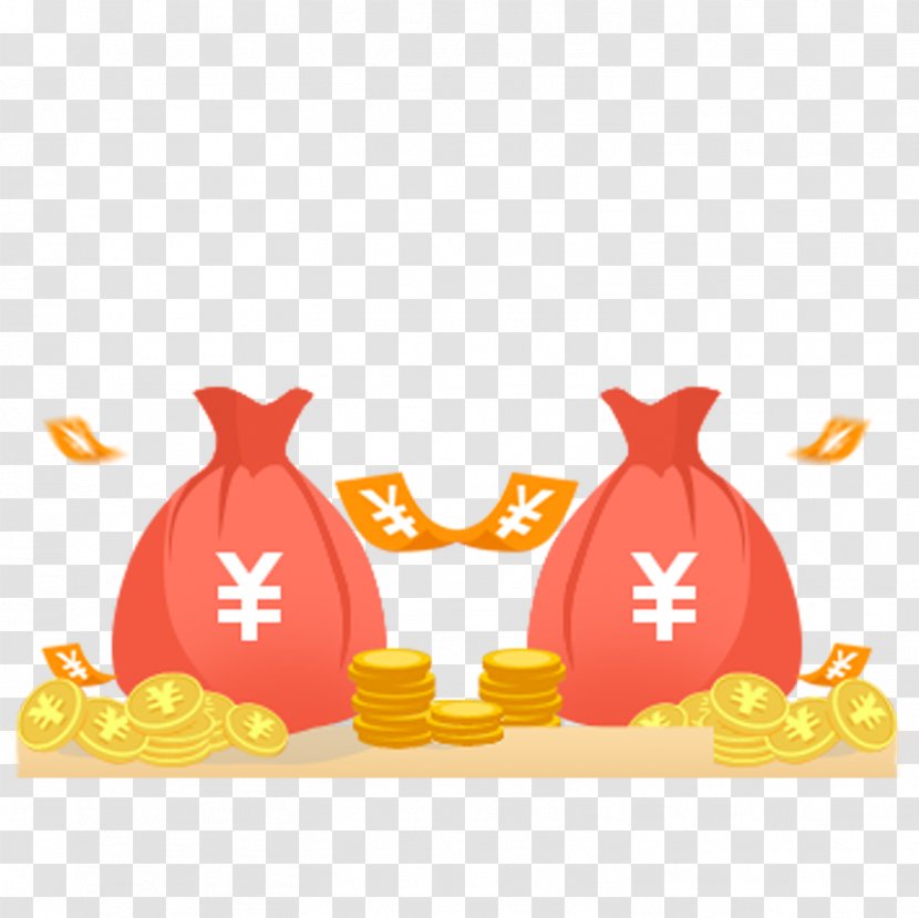 Finance Stock Wealth Money - Class A Share - Gold Coins And Purse Transparent PNG
