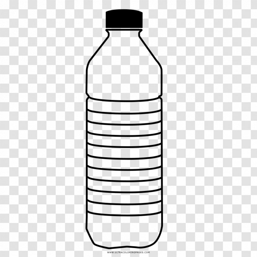 Water Bottles Plastic Bottle Drawing - Tableware Transparent PNG