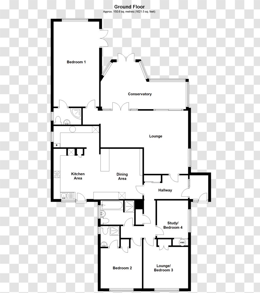 Floor Plan Furniture White - Design Transparent PNG