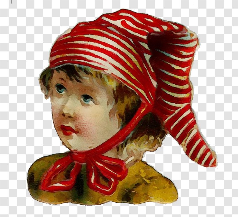 Christmas Child Headgear Costume Accessory Hat - Paint - Cap Transparent PNG