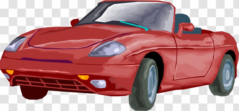 City Car Convertible Sports Compact - Vehicle - Vector Transparent PNG