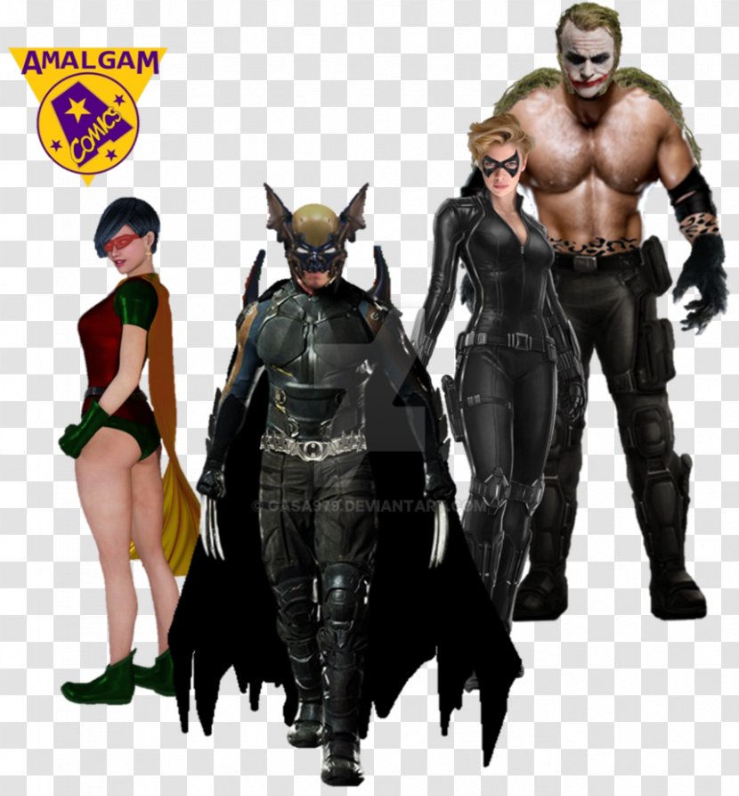 Batman Superhero Dark Claw Amalgam Comics - Joker Transparent PNG