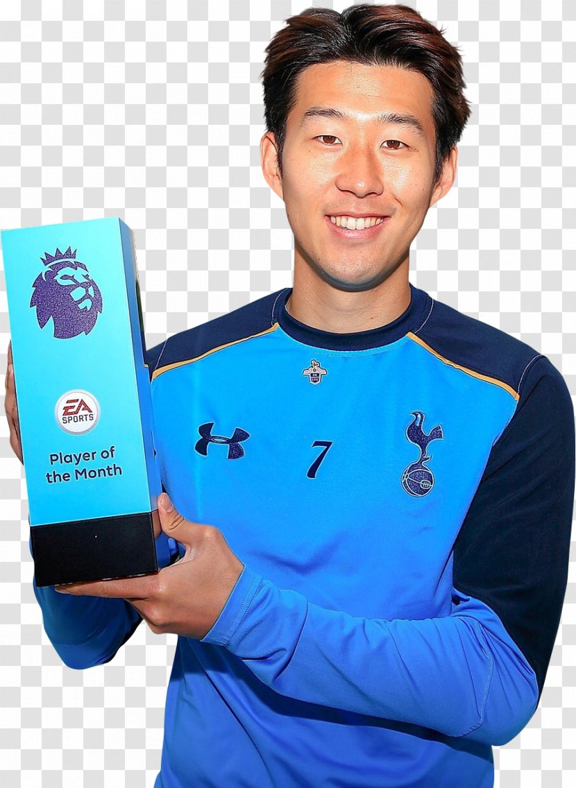 Son Heung-min Tottenham Hotspur F.C. Premier League FIFA 18 17 - Blue Transparent PNG