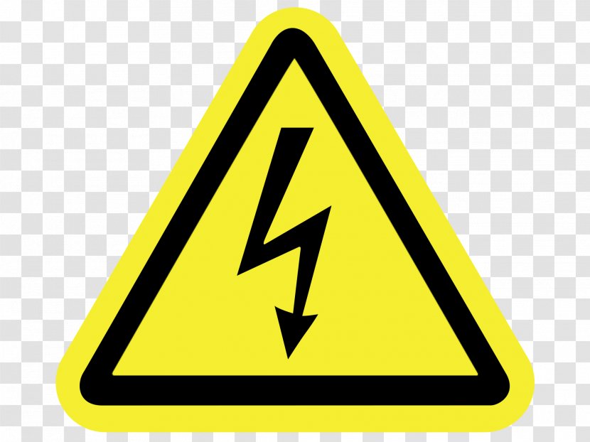 High Voltage Warning Sign Electricity Hazard - Text Transparent PNG