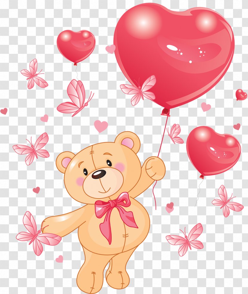 Bear Love Friendship Valentine's Day - Cartoon - DIA DE LA MUJER Transparent PNG