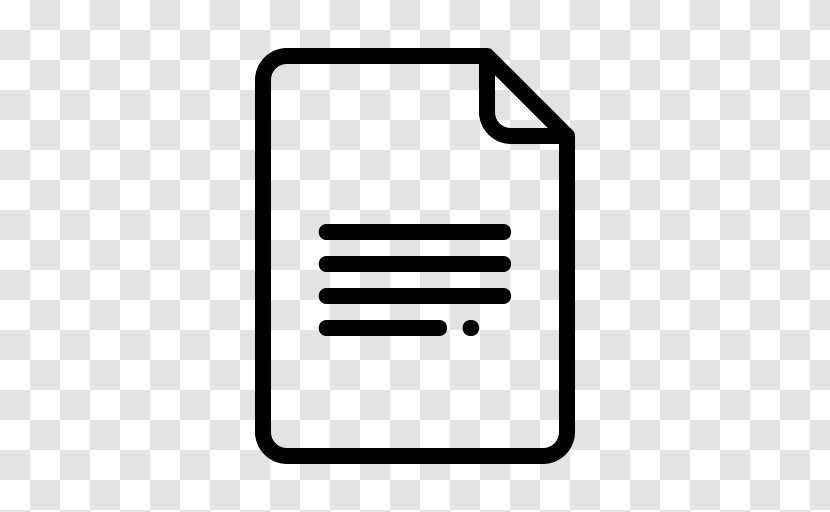 Document - Text - Form Icon Transparent PNG