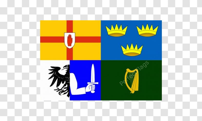 Connacht Four Provinces Flag Of Ireland Northern - Flags The World Transparent PNG
