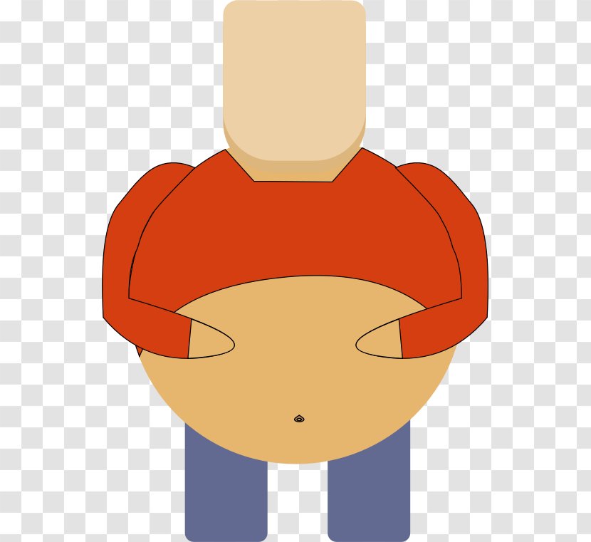 Abdominal Obesity Adipose Tissue Clip Art - Joint - Fat Man Transparent PNG