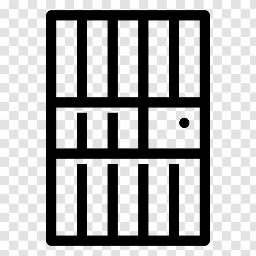 Prison Cell Door The Noun Project Icon - Monochrome - Jail HD Transparent PNG