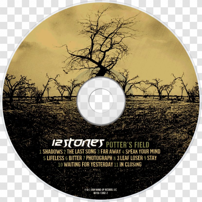 Potter's Field 12 Stones Compact Disc Guitar - Dvd Transparent PNG