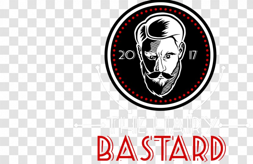 The Hairy Bastard Logo Barber Brand Transparent PNG