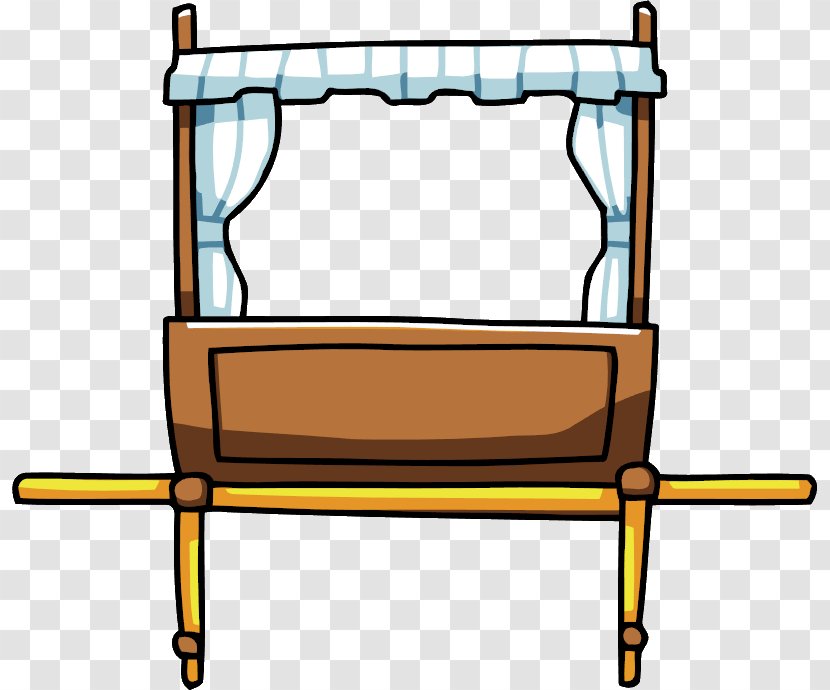 Scribblenauts Unlimited Litter Chair Vehicle - Bed - Curtains Transparent PNG