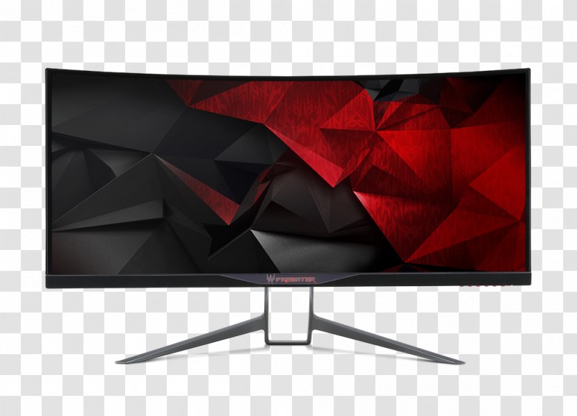 Predator X34 Curved Gaming Monitor Acer Aspire Computer Monitors IPS Panel 21:9 Aspect Ratio - Media - Laptop Transparent PNG