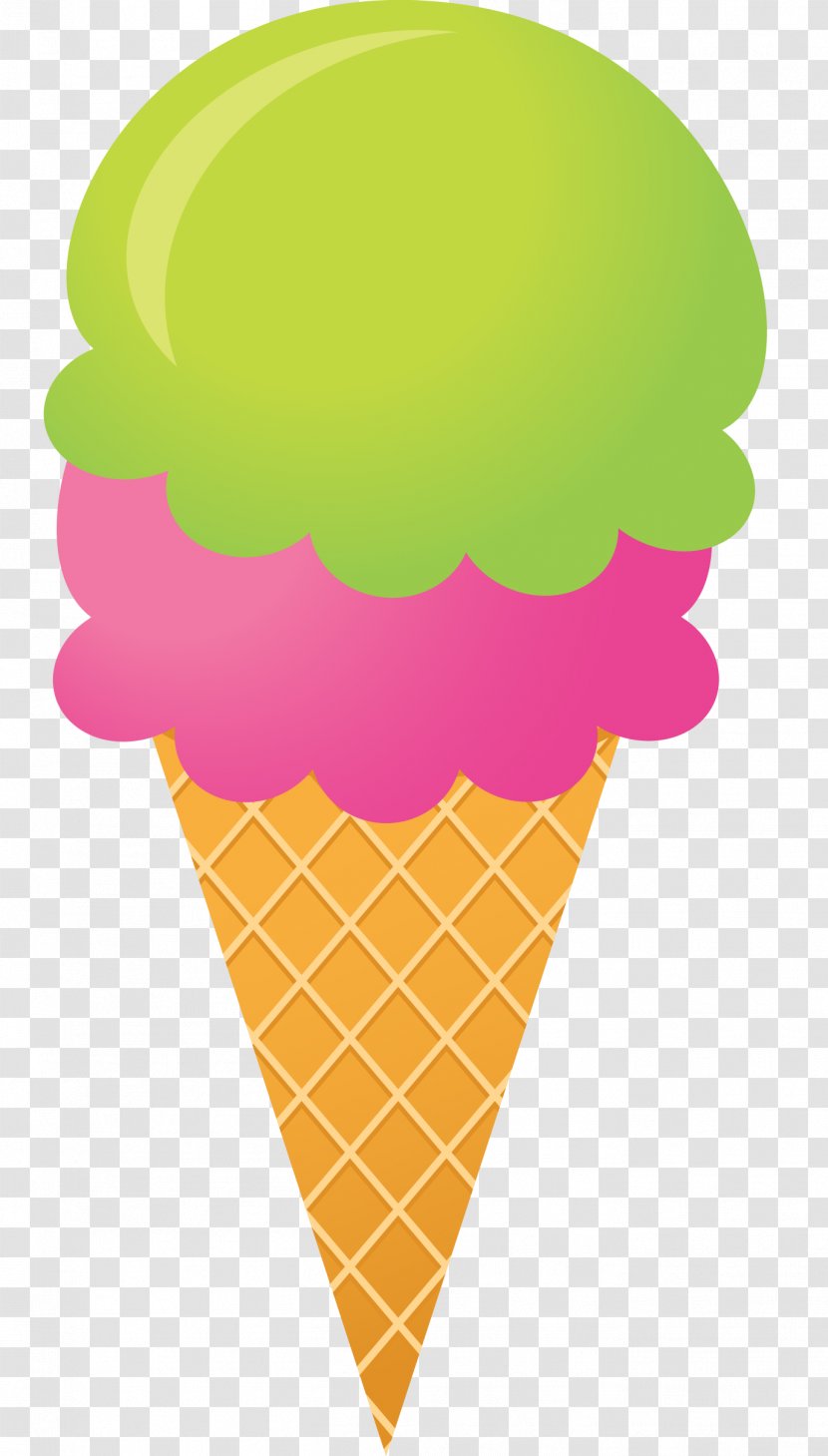 Ice Cream Cones Gelato Sundae - Silhouette Transparent PNG