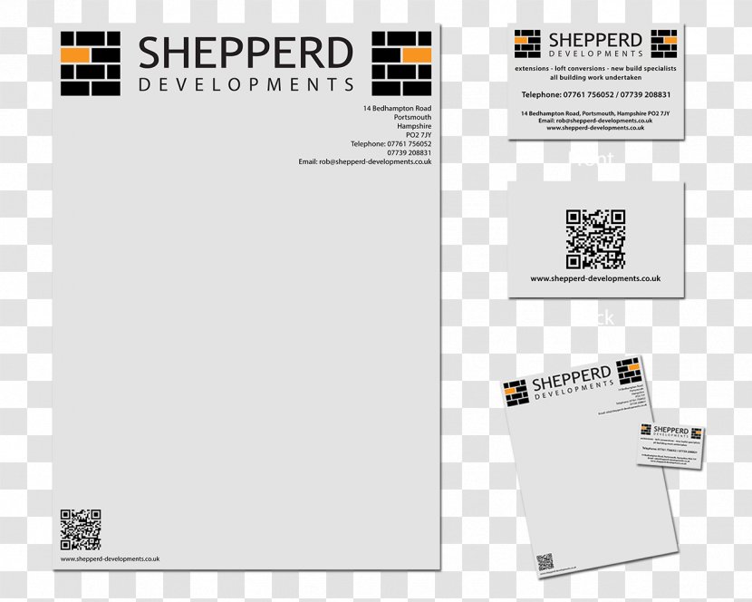 Brand Paper Font - Multimedia - Corporate Identity Design StationeryBackground Transparent PNG