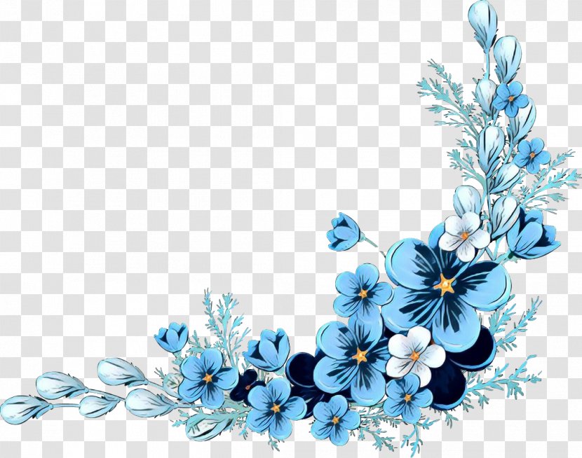 Floral Design Cut Flowers Flowering Plant - Delphinium Transparent PNG